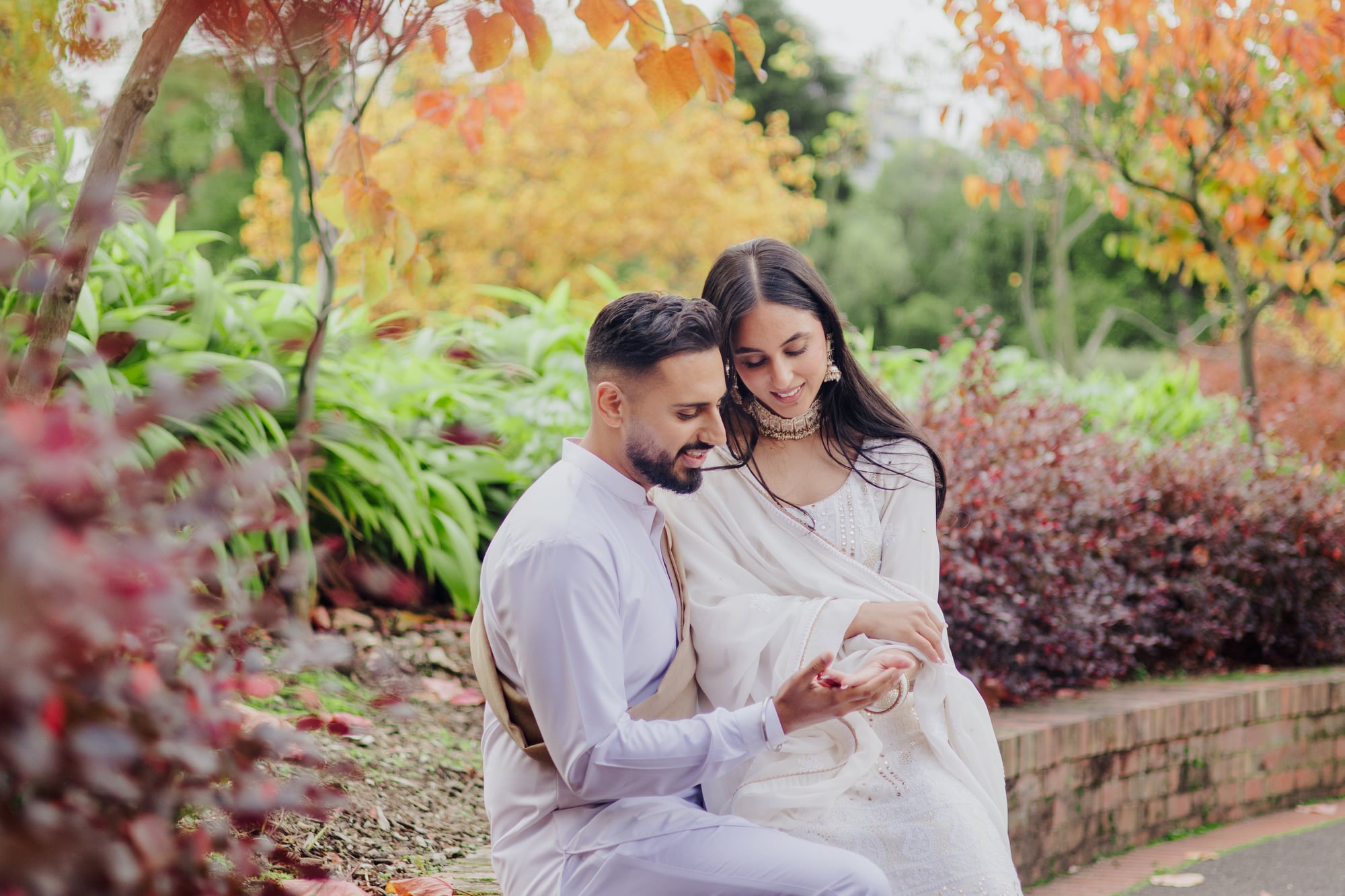 A beautifully captured ceremony with floral details